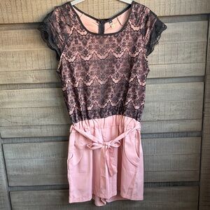 Pink Lace Women's Shorts